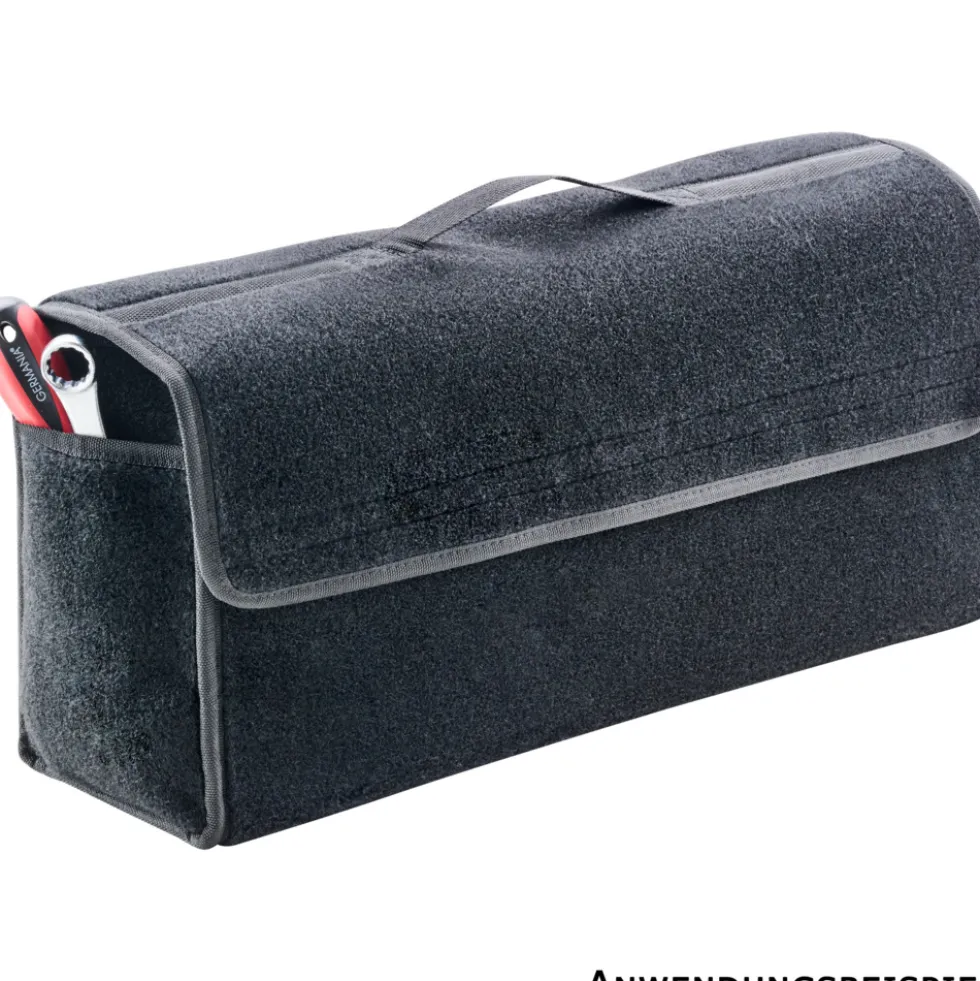 Walser Kofferraumtasche Größe L aus Nadelfilz in Grau