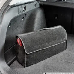 Walser Kofferraumtasche Größe L aus Nadelfilz in Grau