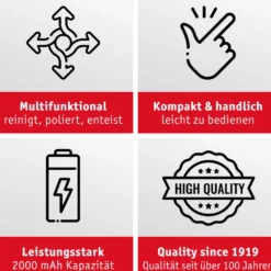 WALTER Eiskratzer-Multifunktions-Reinigungs- und Poliergerät