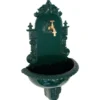 Wandbrunnen Tirol, Antik-Look, Dunkelgrün, Aluguss
