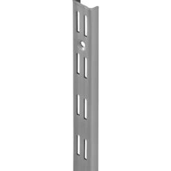 Wandschiene 2-reihig 1995 mm Stahl silberfarben
