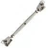 Wantenspanner M5, Edelstahl, Gabel