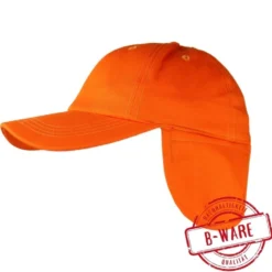 Warnschutz - Signal - Cap Forst orange mit Ohrenschutz