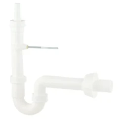 Waschgeräte-Siphon mit 40 mm Ø 1½''auf ¾" Geräteanschluss