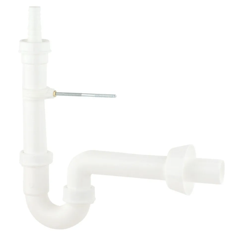 Waschgeräte-Siphon mit 40 mm Ø 1½''auf ¾" Geräteanschluss
