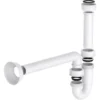 Waschtisch-Röhrensiphon Kunststoff weiß 1¼"" x 32 mm