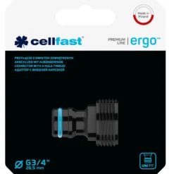Wasserhahnanschluss ERGO™ mit Außengewinde 3/4"