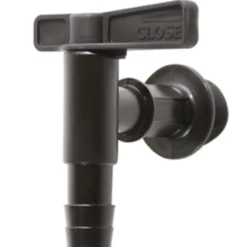 Wasserhahn Cantap aus Kunststoff in Schwarz