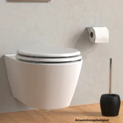 WC Bürstenhalter Schwarz