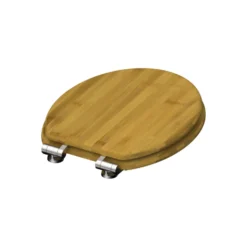 WC-Sitz Bambus dark Holzoptik