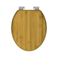WC-Sitz Bambus dark Holzoptik
