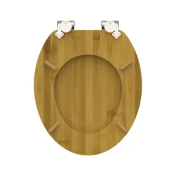 WC-Sitz Bambus dark Holzoptik