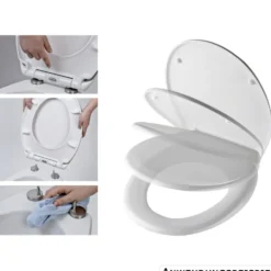 WC-Sitz Duroplast Absenkautomatik weiß