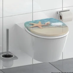 WC-Sitz Duroplast mit Absenkautomatik Beach