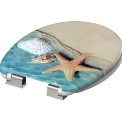 WC-Sitz Duroplast mit Absenkautomatik Beach