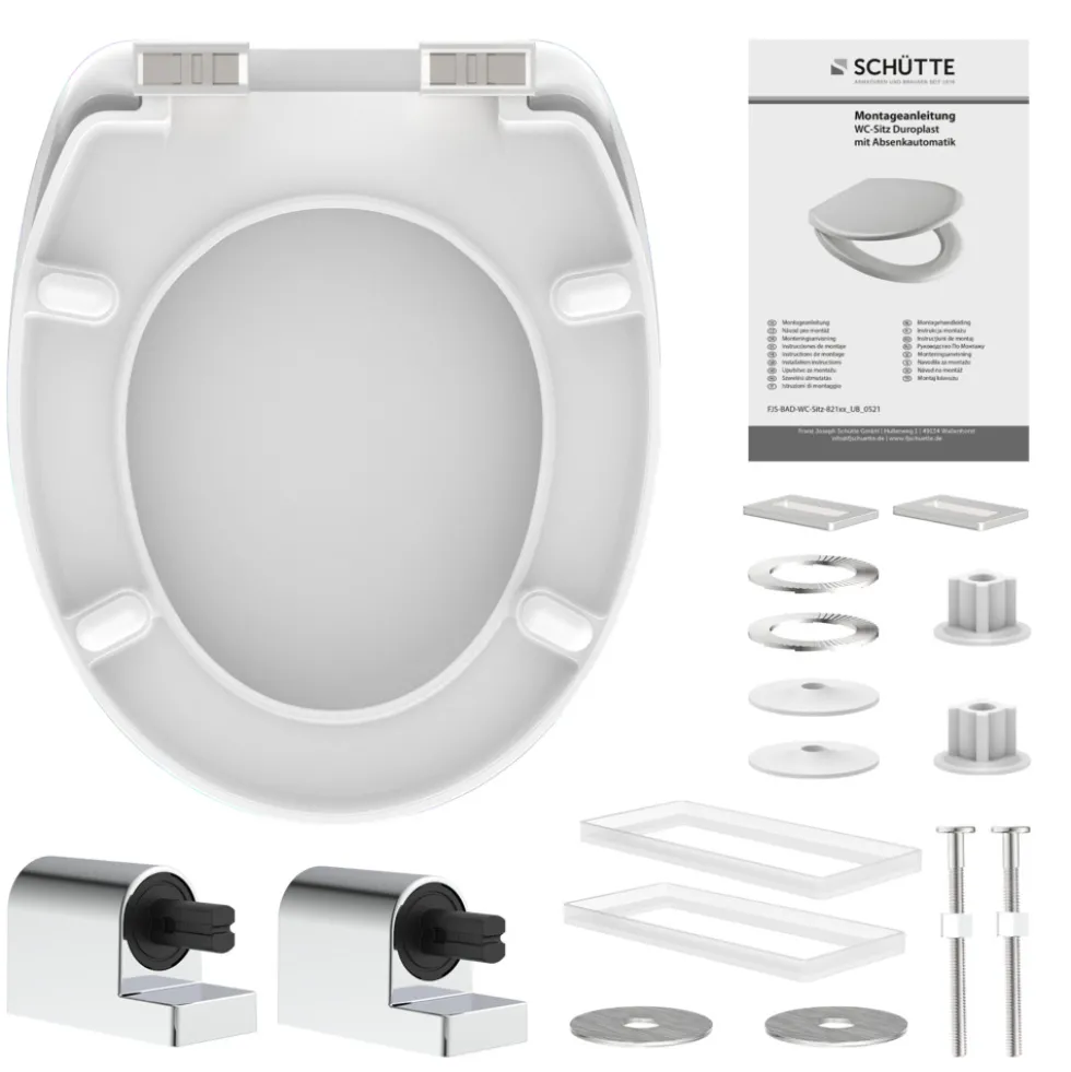 WC-Sitz Duroplast mit Absenkautomatik Neon-Paint
