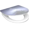 WC-Sitz High Gloss Absenkautomatik Schnellverschluss Water Lily