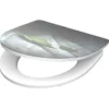 WC-Sitz High Gloss Absenkautomatik Schnellverschluss Raindrop