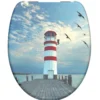 WC-Sitz mit Absenkautomatik Duroplast Lighthouse