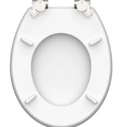WC-Sitz mit Absenkautomatik MDF High Gloss Red-Starfish