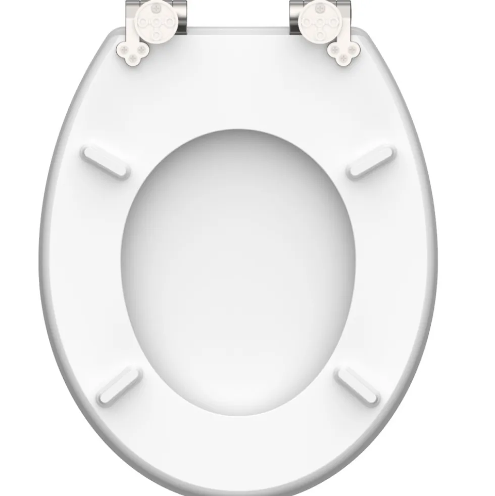 WC-Sitz mit Absenkautomatik MDF High Gloss Red-Starfish