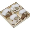 Weihnachtsbaumschmuck-Set 8-teilig in verschiedenen Designs