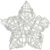 Weihnachtsdeko Drahtsterne-Set 50 Stück je 5,5 cm in weiß