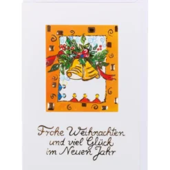 Weihnachtskarte aufklappbar mit Umschlag