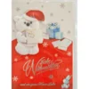 Weihnachtskarte Handmade aufklappbar mit Umschlag