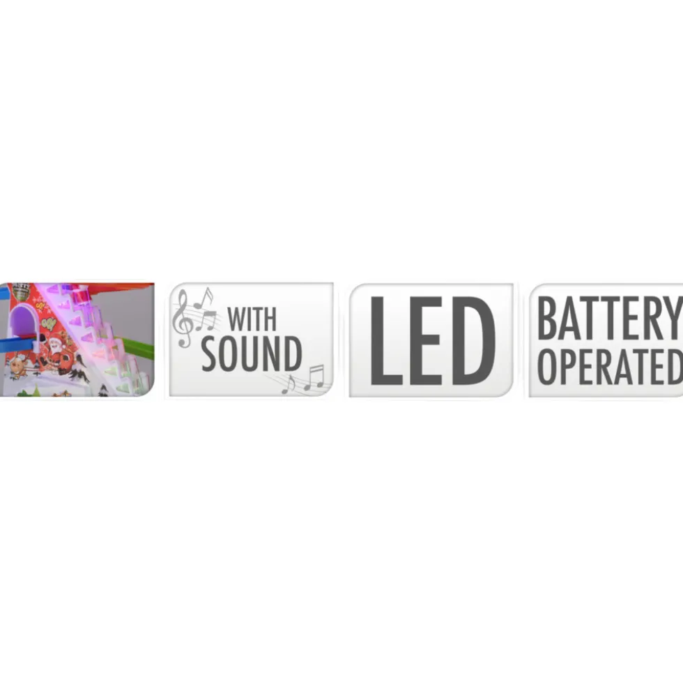 Weihnachtskletterbahn mit Licht und Sound