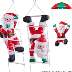 Weihnachtsmann mit LED-Beleuchtung in verschiedenen Varianten