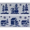 Weihnachtsschablonen-Set 2-teilig mit verschiedenen Motiven