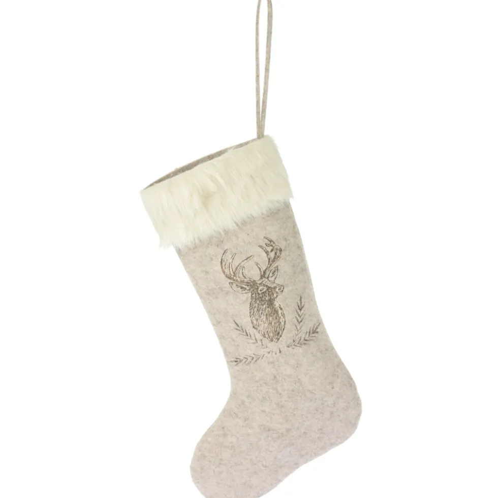 Weihnachtssocke 60 cm aufhängbar mit Motiv