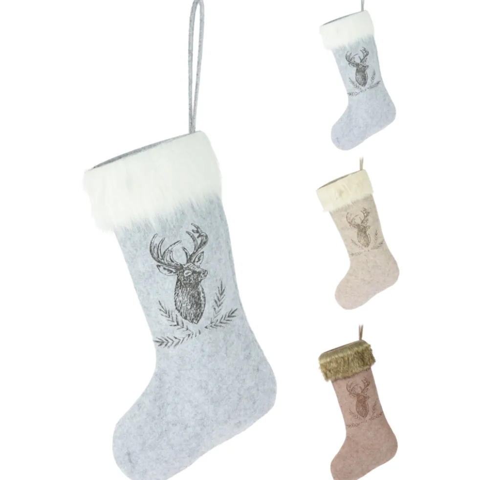 Weihnachtssocke 60 cm aufhängbar mit Motiv