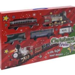 Weihnachtszug mit Licht und Musik 22-teilig