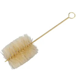 Weihwasserpinsel 180 mm goldfarbig aus Messingdraht mit Aufhängöse