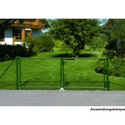Wellengitter-Doppeltor 3000 x 1000 mm RAL 7016 anthrazit