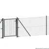 Wellengitter-Einzeltor 1000 x 1500 mm RAL 7016 anthrazit