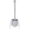 Wenko WC-Garnitur Fiesta 2in1 weiß/transparent mit Silikon-Borsten