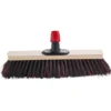 Werkstatt-/Garagenbesen 40cm schwarz/rot Arenga/Elaston