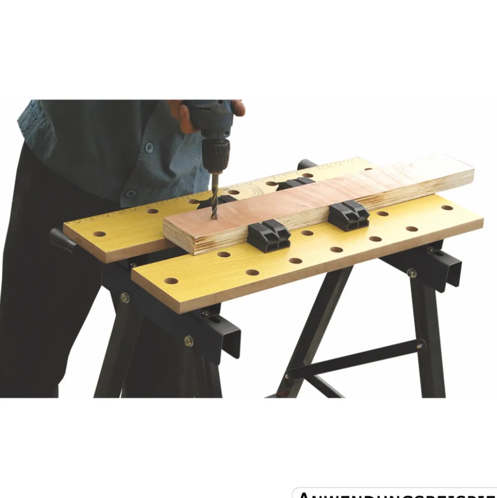 Werk- und Spanntisch klappbar 60,5 x 63 x 78,5 cm