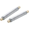 Wickeldraht 2 Stück 30 m x 0,65 mm verzinkt