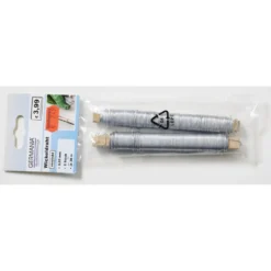 Wickeldraht 2 Stück 30 m x 0,65 mm verzinkt