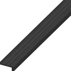 Winkel-Abschlussprofil PVC 1000 x 25 x 10 mm schwarz