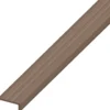 Winkel-Abschlussprofil PVC 1000 x 25 x 10 mm braun