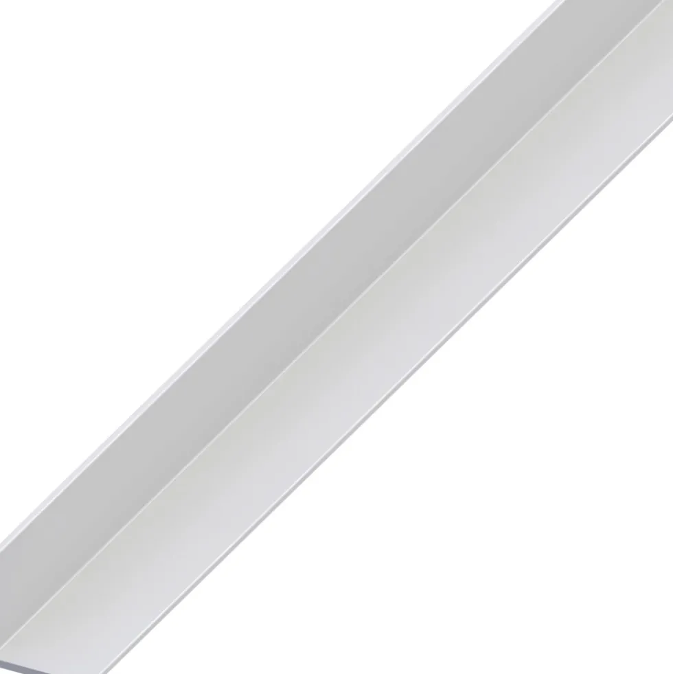 Winkel gleichschenkligAluminium eloxiert 2000 x 25 x 25 x 1,5 mm silberfarben