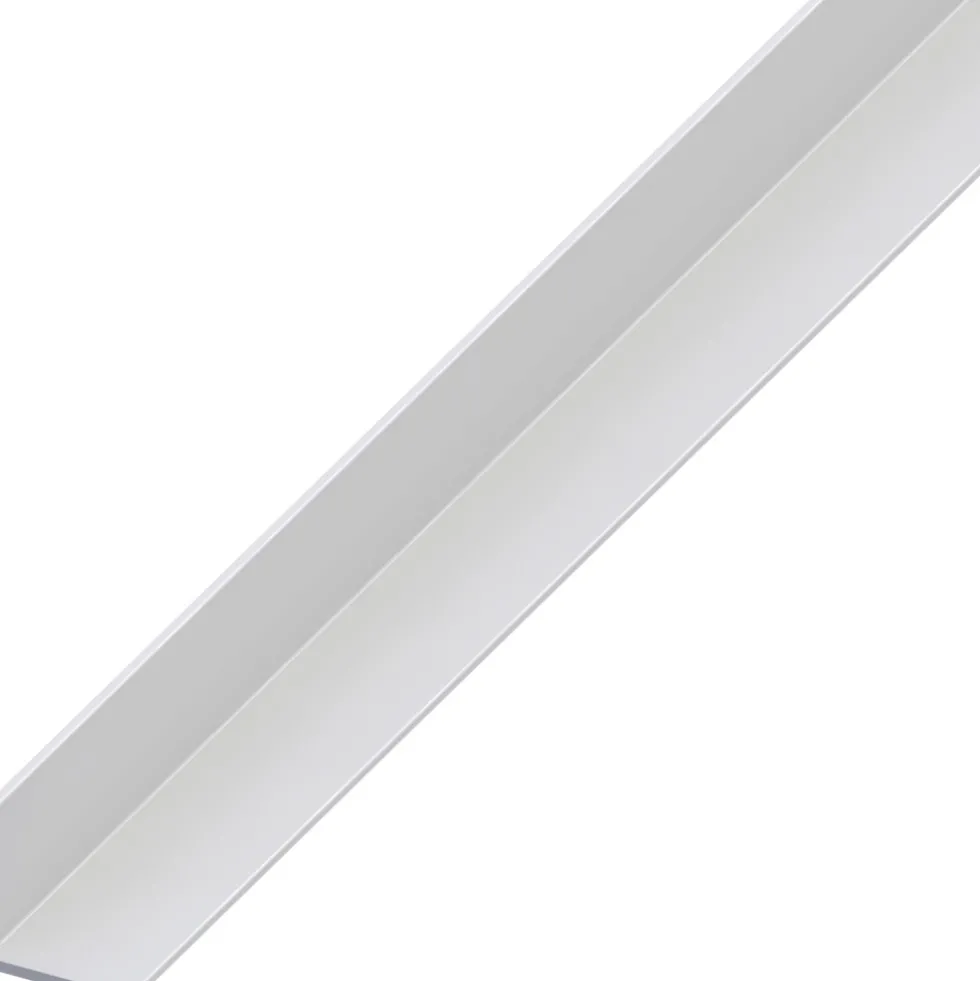 Winkel gleichschenklig Aluminium eloxiert 1000 x 15 x 15 x 1 mm silberfarben