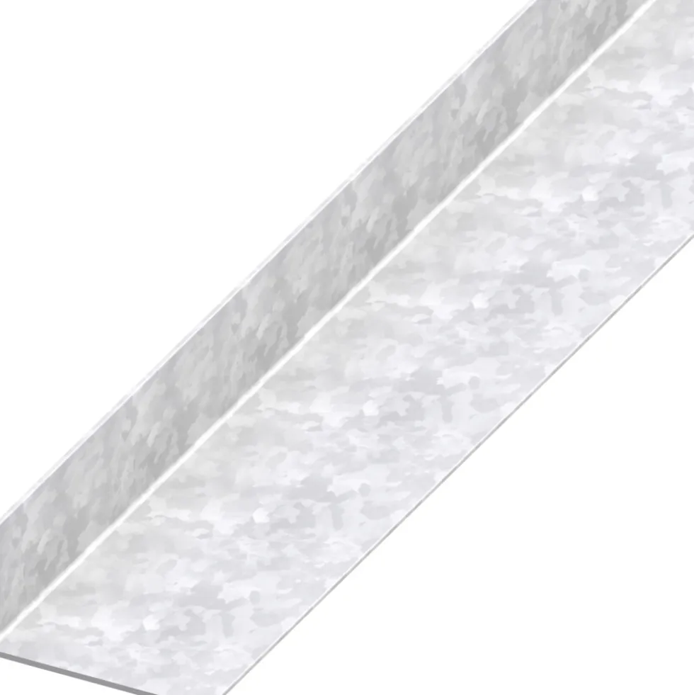 Winkelprofil ungleichschenklig Stahl verzinkt kaltgewalzt 1000 x 65,6 x 35,5 x 1,5 mm silberfarben