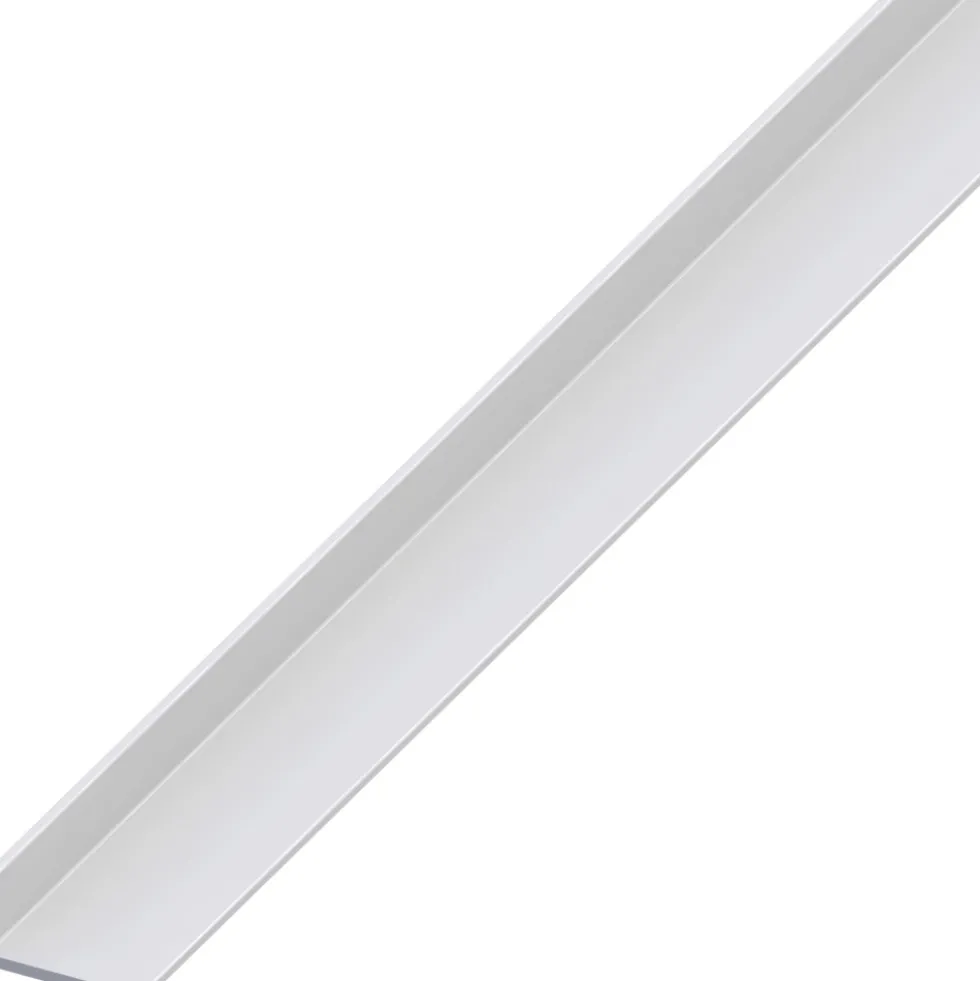 Winkel ungleichschenklig Aluminium eloxiert 1000 x 20 x 10 x 1,5 mm silberfarben