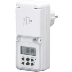 Wochenzeitschaltuhr digital 1800 W IP44 außen
